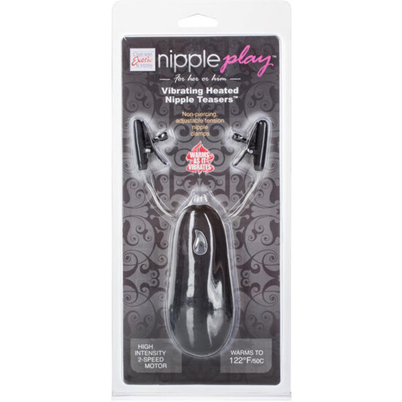 VIBR HEATED NIPPLE TEASERS BLACK