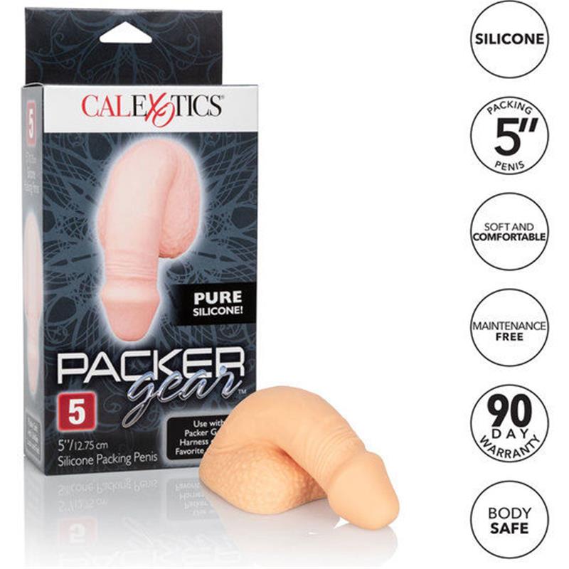 SILICONE PACKING PENIS 12.75 CM FLESH