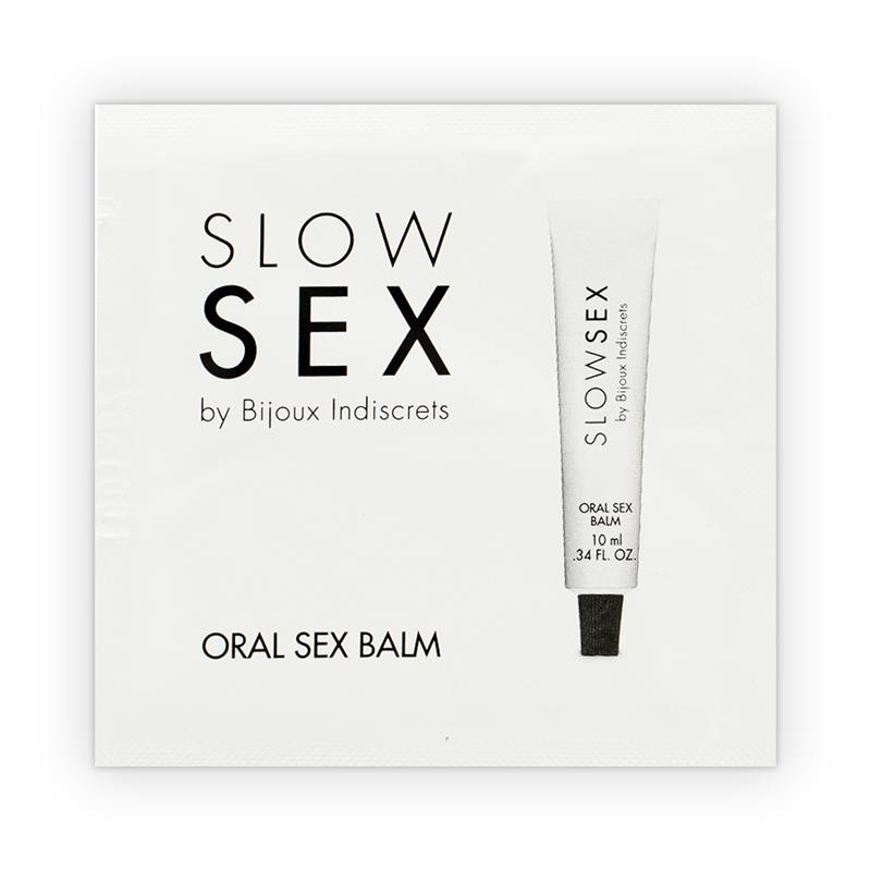 SLOW SEX BALM FOR ORAL SEX SINGLE DOSE