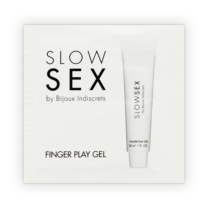 SLOW SEX MASSAGE GEL WITH FINGER PLAY SINGLE DOSE