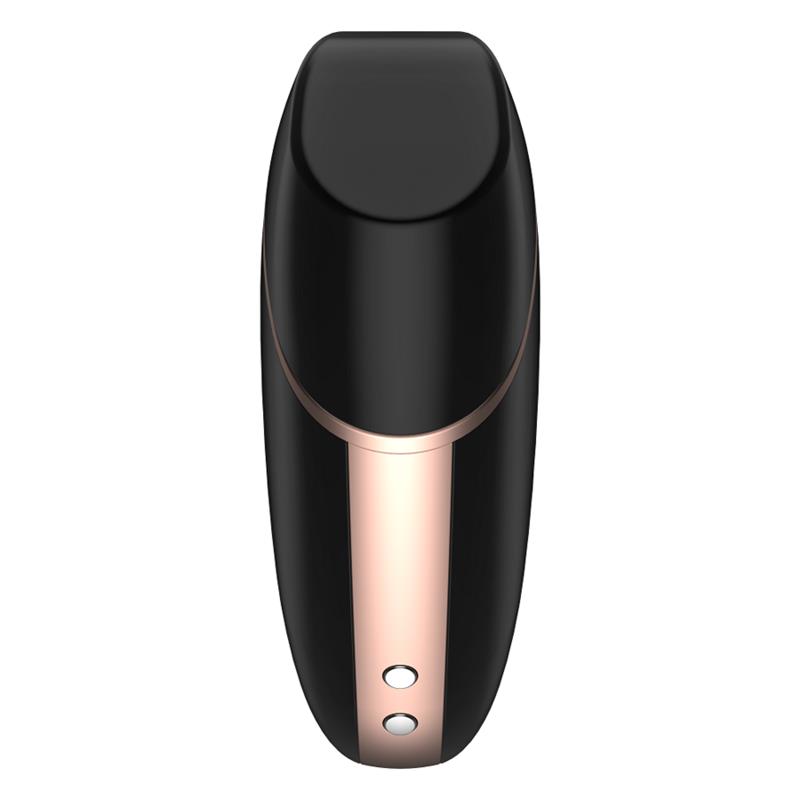 LOVE TRIANGLE AIR PULSE STIMULATOR & VIBRATOR BLACK