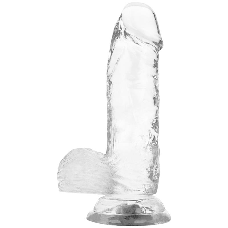 CLEAR COCK WITH BALLS 15.5 CM -O- 3.5 CM