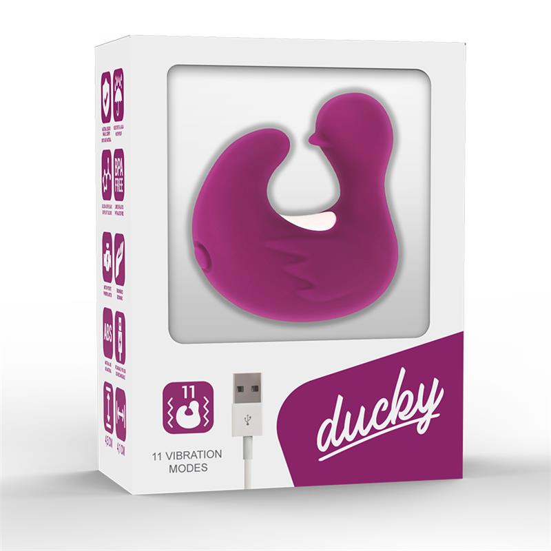 DUCKYMANIA RECHARGEABLE SILICONE STIMULATING DUCK THIMBLE