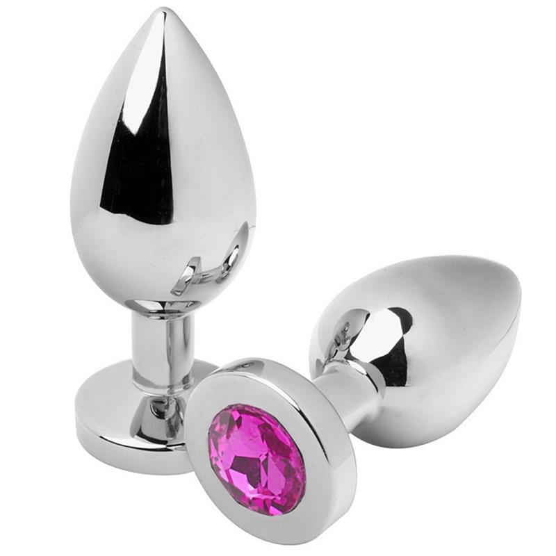 ANAL PLUG DIAMOND PINK MEDIUM 7.62CM
