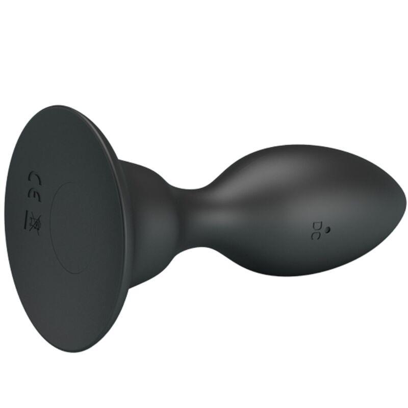 ANAL PLUG WITH VIBRATION BLACK REMOTE CONTROL