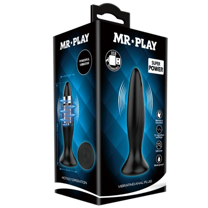 PUNJIVI CRNI VIBRATOR ANAL PLUG