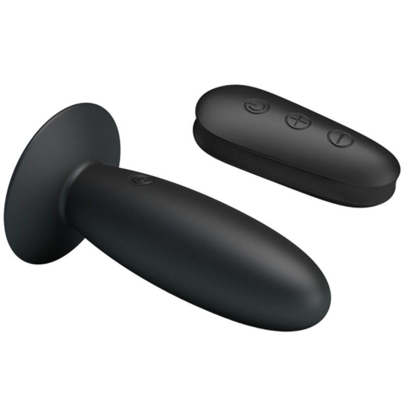 ANAL PLUG WITH VIBRATION BLACK REMOTE CONTROL
