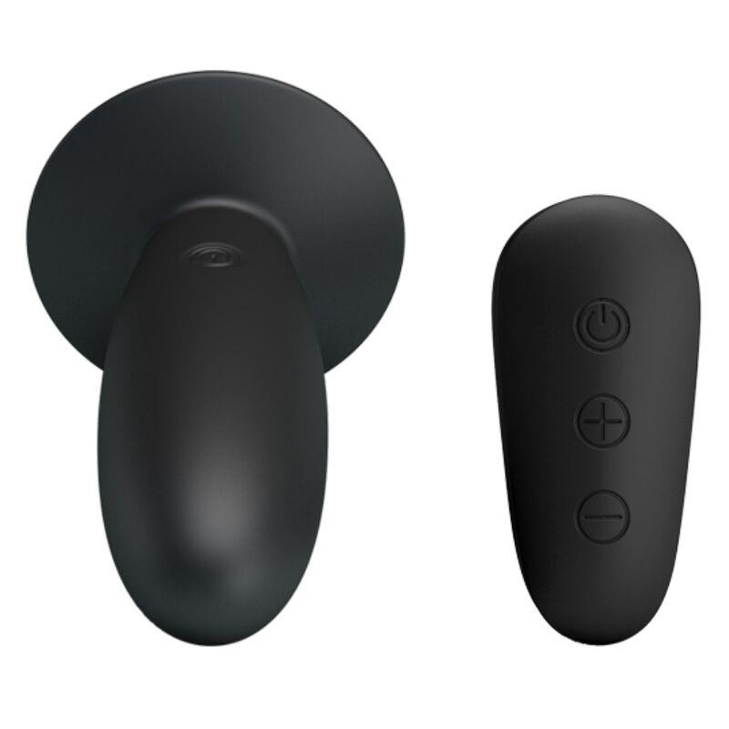 ANAL PLUG WITH VIBRATION BLACK REMOTE CONTROL