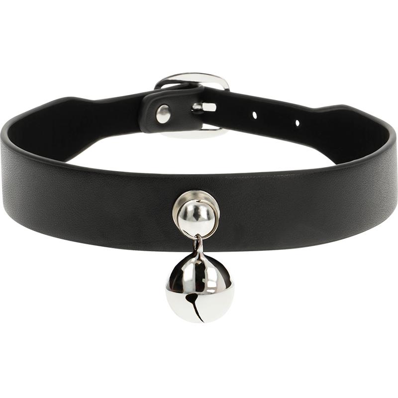 VEGAN LEATHER NECKLACE WOMAN RATTLE ACCESSORY