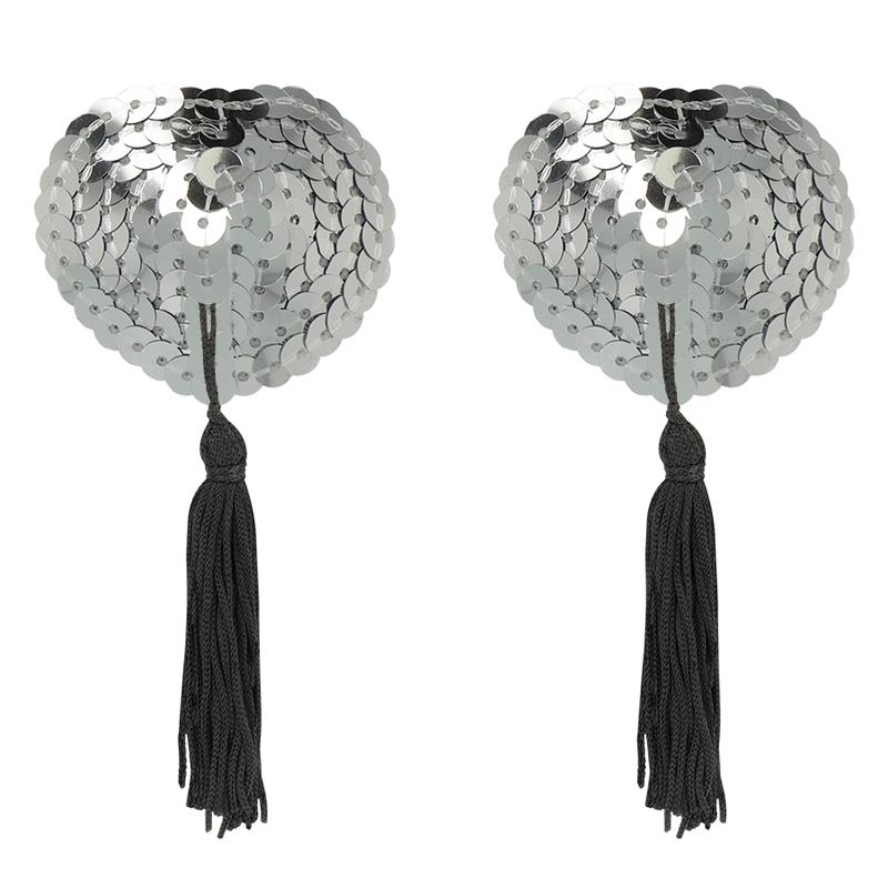 NIPPLE COVERS SILVER