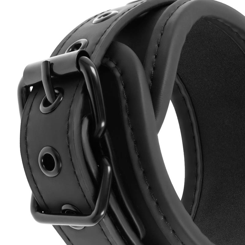 SET OF HANDCUFFS AND TIES WITH NOPRENE LINING