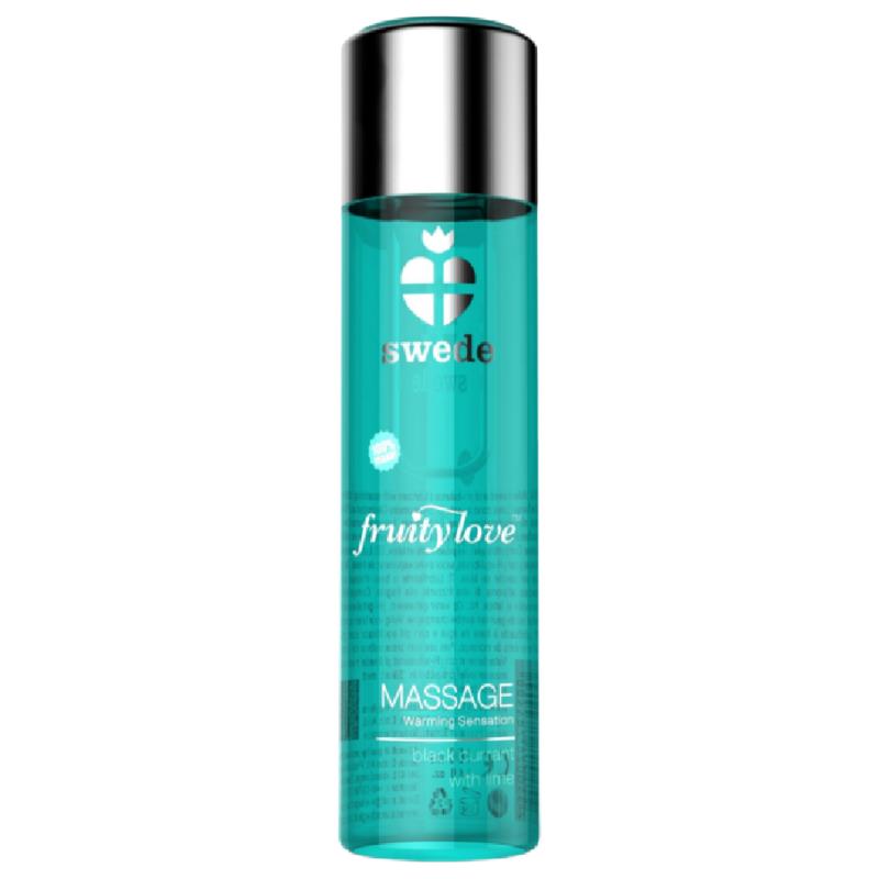 FRUITY LOVE WARMING EFFECT MASSAGE OIL BLACK CURRANT AND LIME 120 ML