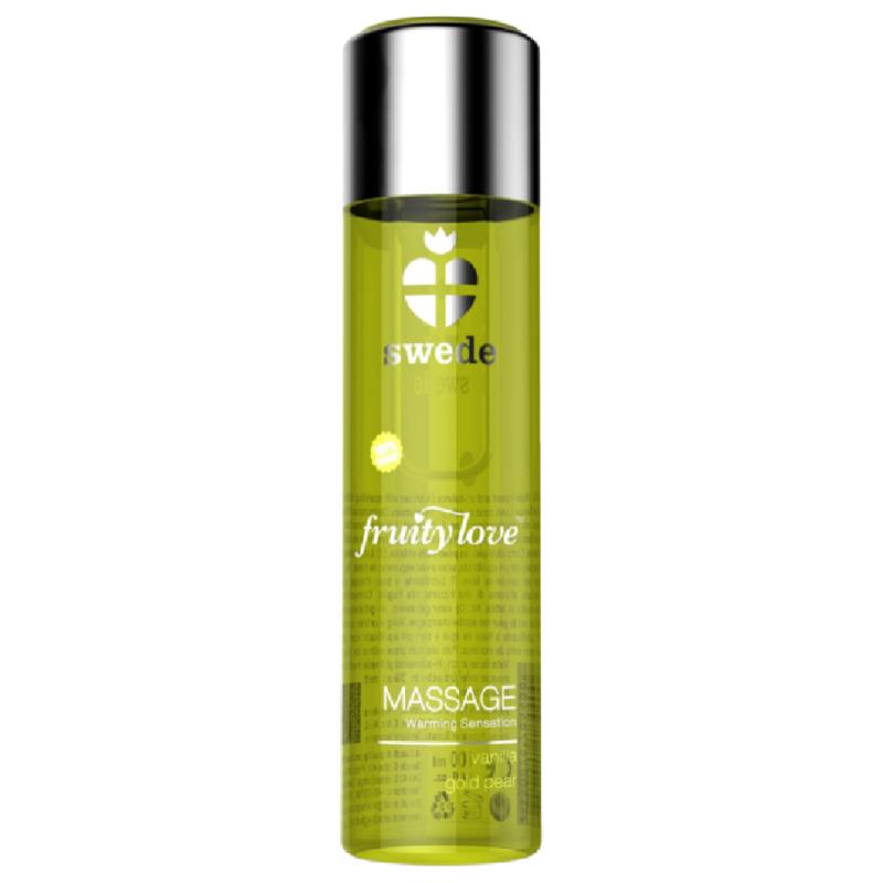 FRUITY LOVE ULJE ZA MASAŽU S TOPLINSKIM UČINKOM VANILI I ZLATNOJ KRALJICI 120 ML
