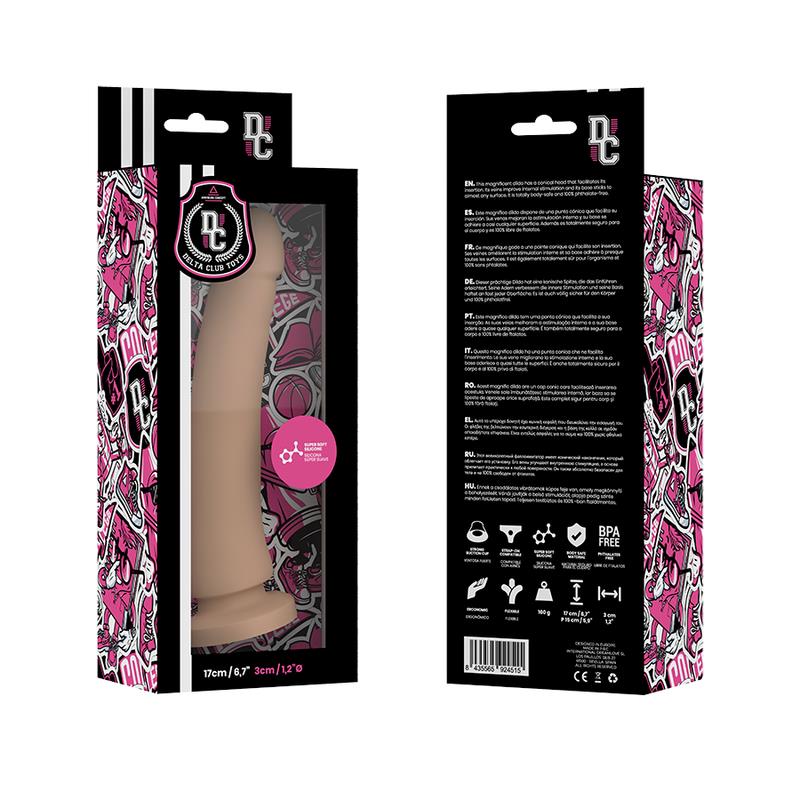 IGRAČE DILDO NARAVNI MEDICINSKI SILIKON 17 CM -O- 3 CM