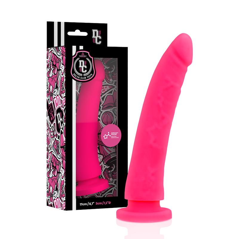 TOYS HARNESS + DONG ROZA SILIKON 17 CM -O- 3 CM