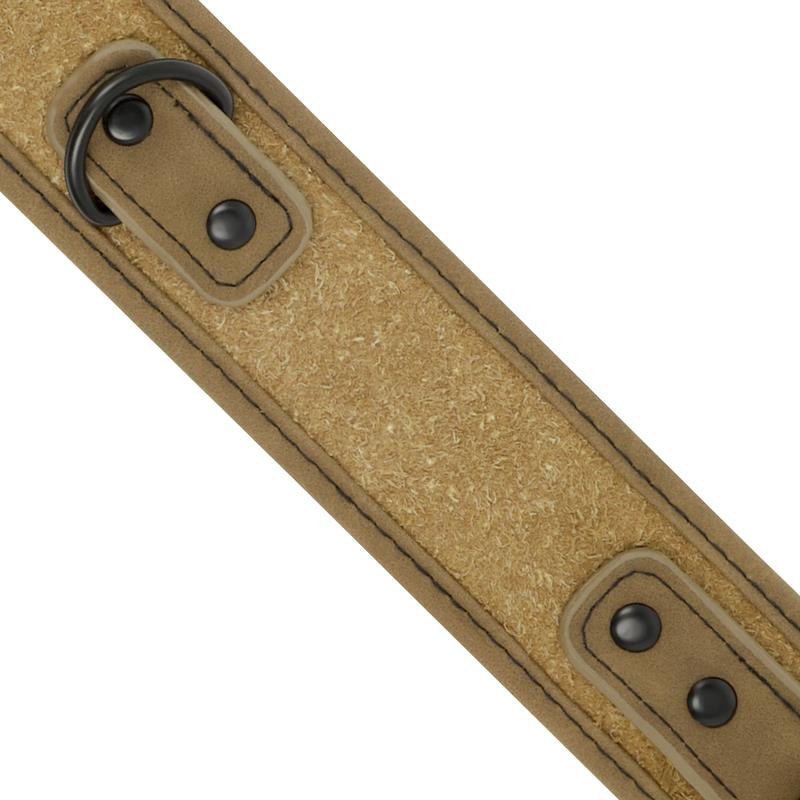 NEOPRENE LINED NECKLACE WITH CHAIN