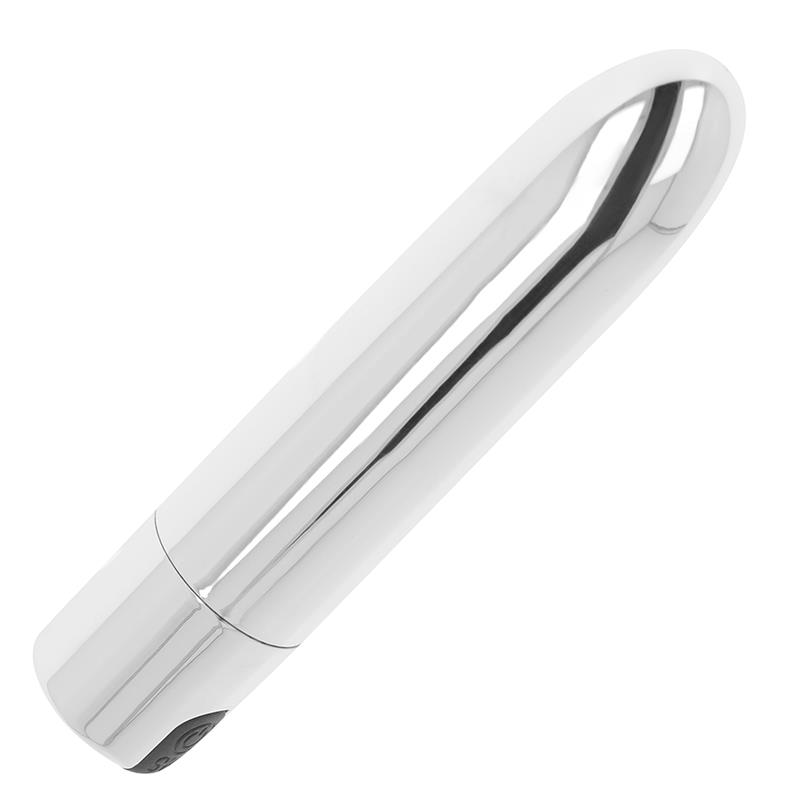 SILVER VIBRATING BULLET 9.5 CM