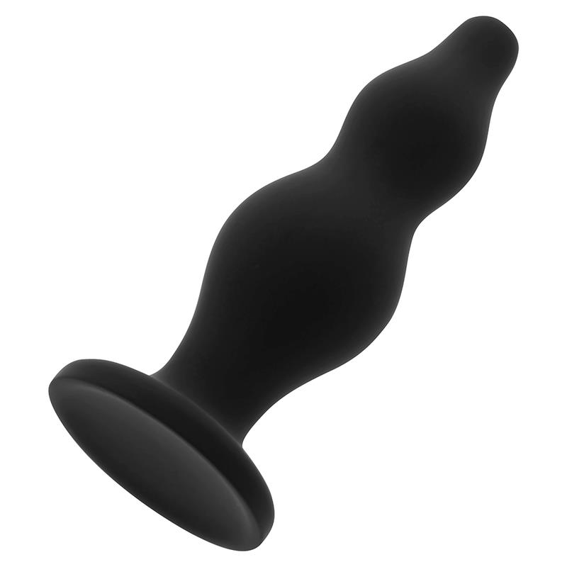 LEVELED SILICONE ANAL PLUG 12 CM