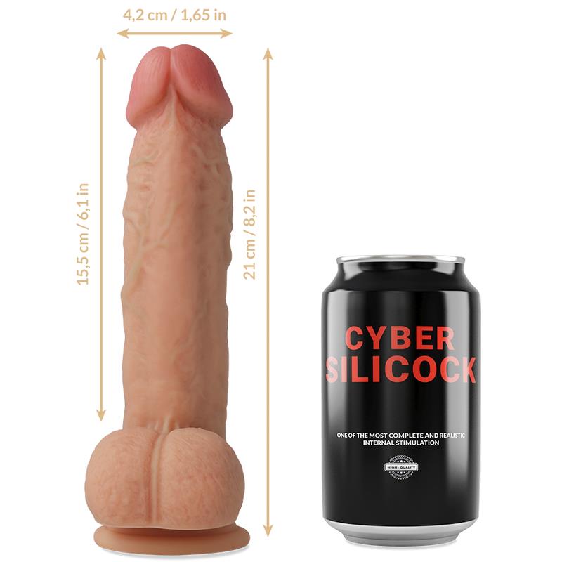 STRAP-ON SAUL LIQUID SILICONE WITH 3 RINGS FREE 15.5 CM -O- 4.2 CM