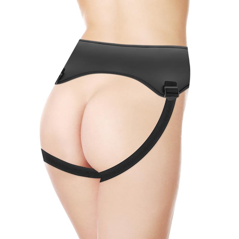 STRAP-ON JUDE LIQUID SILICONE WITH 3 RINGS FREE 18 CM -O- 3.2 CM