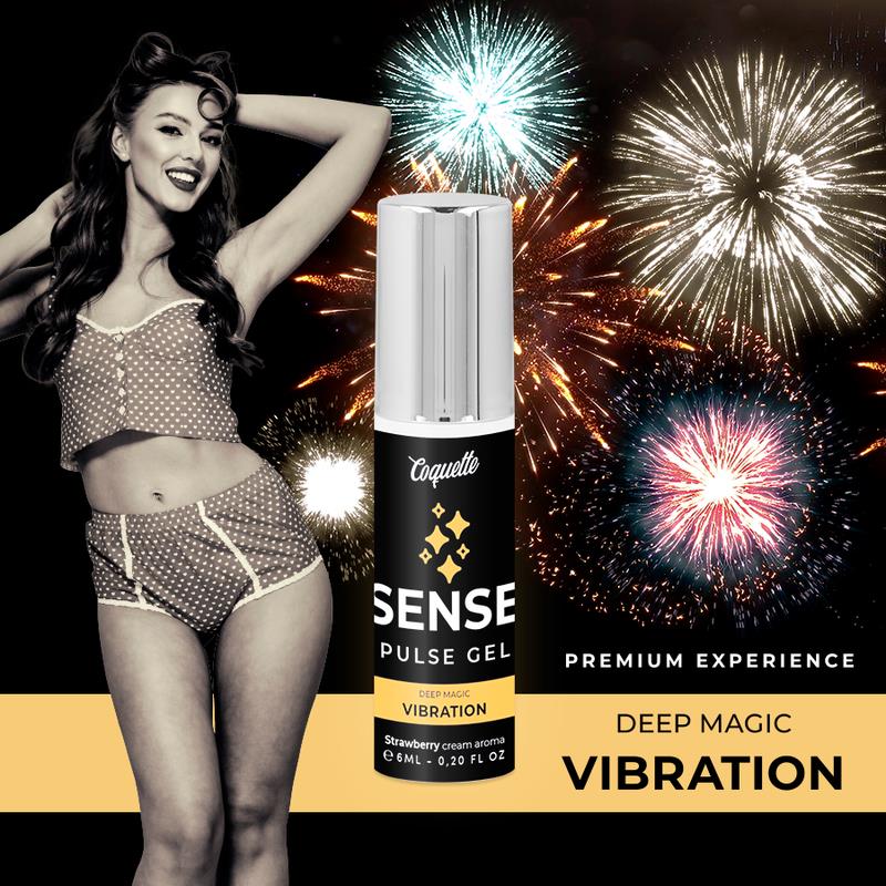 PULSE GEL STRAWBERRY MAGIC VIBRATION PREMIUM 6ML