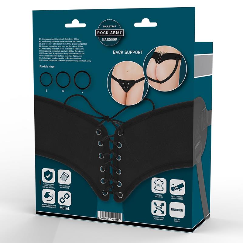 ADJUSTABLE HARNESS AND FLEXIBLE RINGS