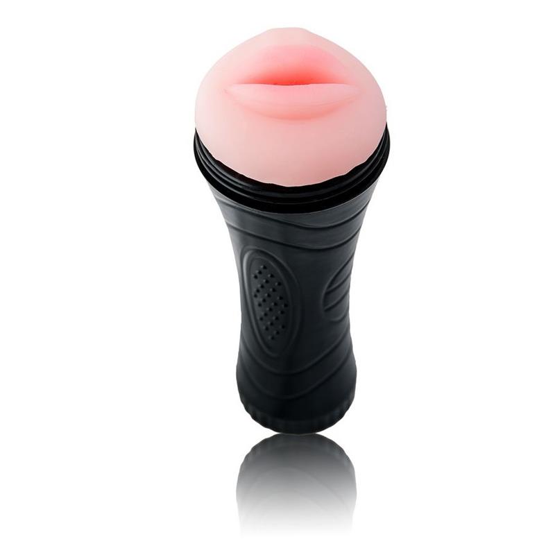 MOUTH MASTURBATOR WITH VIBRATOR 7 RHYTHMS