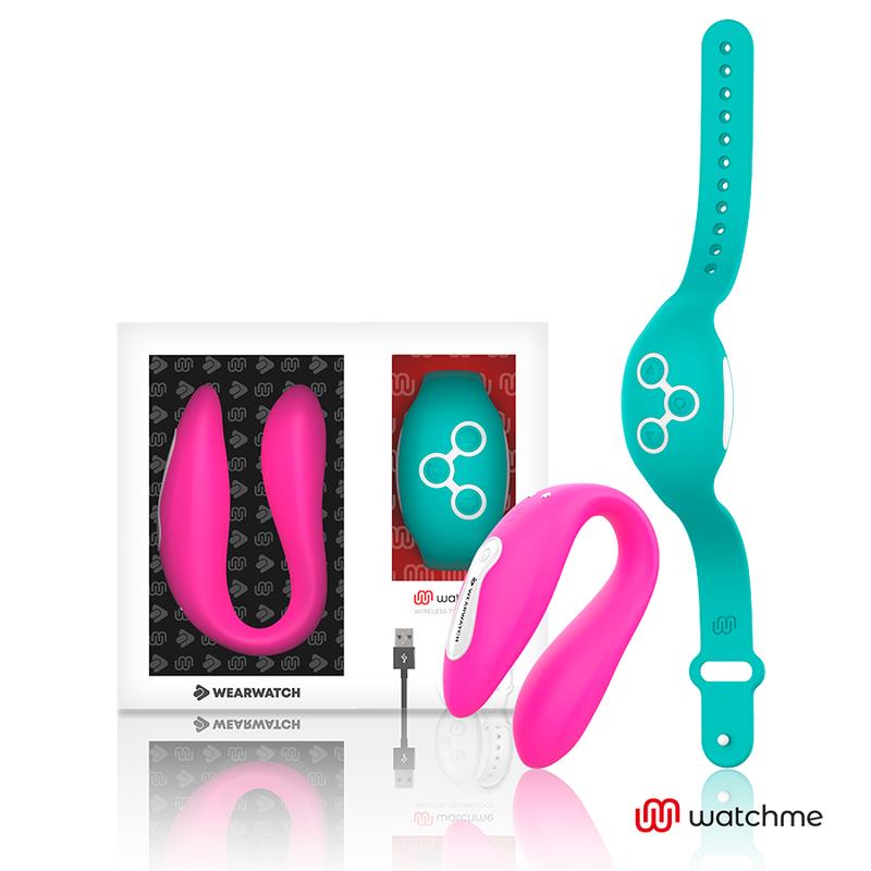 DUAL TECHNOLOGY WATCHME VIBRATOR FUCHSIA / SEAWATER