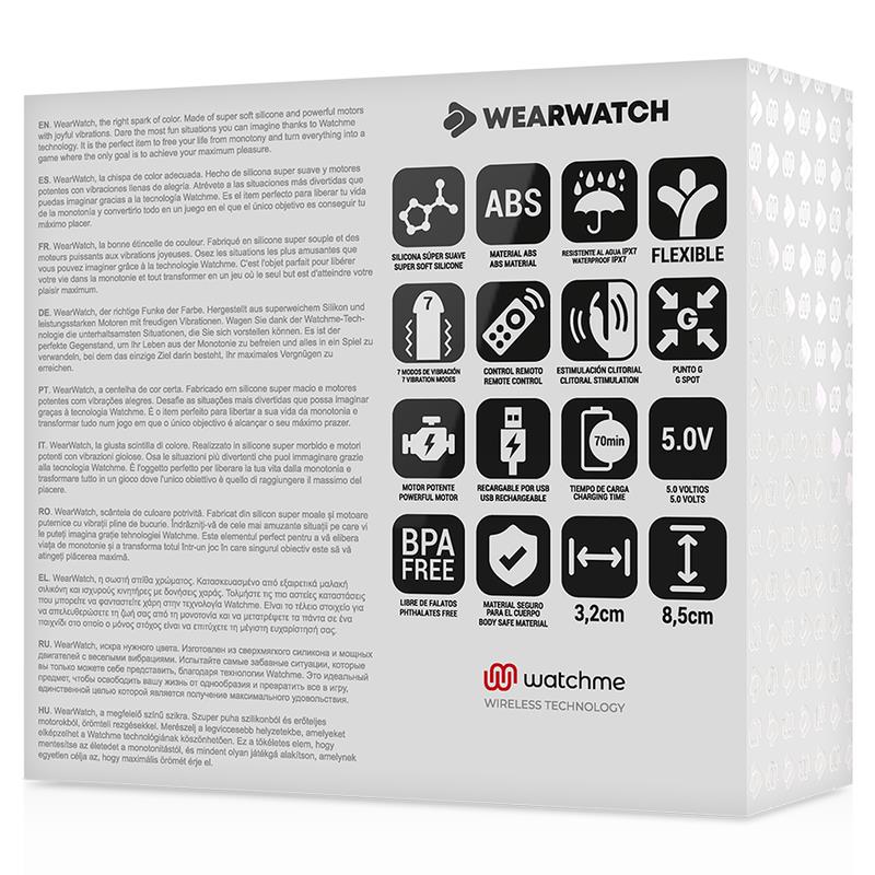 WATCHME DUAL TECHNOLOGY VIBRATOR FUCHSIA / SNOW