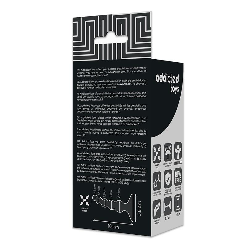 ANAL SEXUAL PLUG 10 CM BLACK