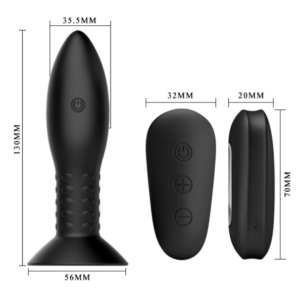 Analni čep Mr. Play black