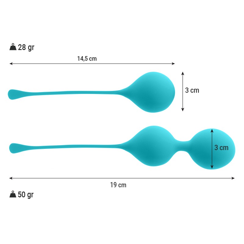 Vaginalne kroglice Intense blue