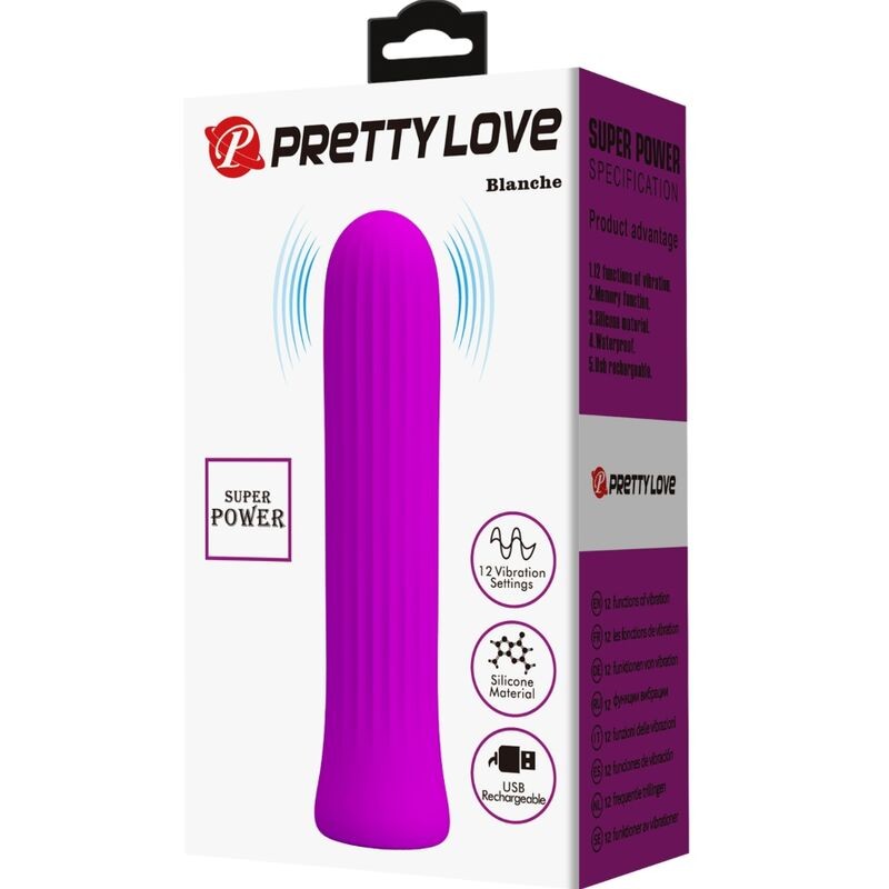 Vibrator Pretty love Blanche Pink