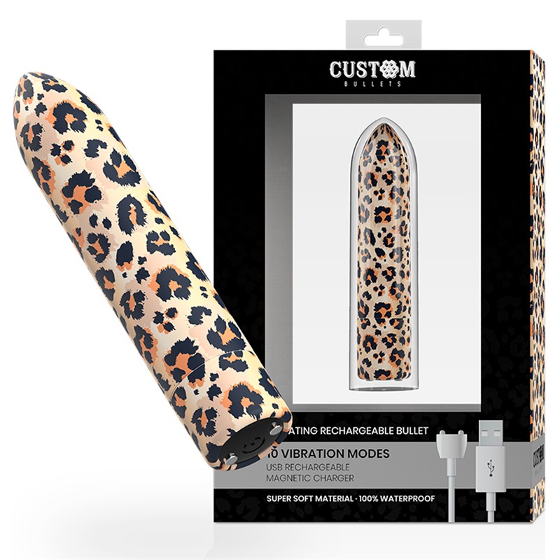 Bullet vibrator Leopard magnet