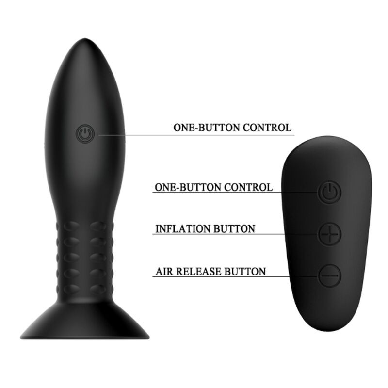 Analni čep Mr. Play black