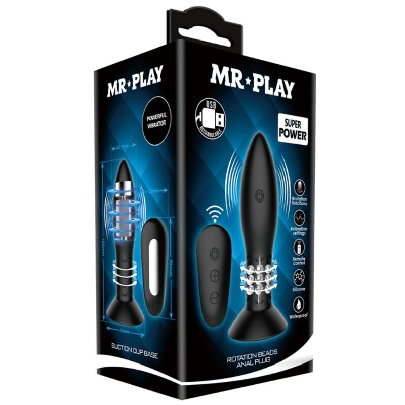 Analni čep Mr. Play black