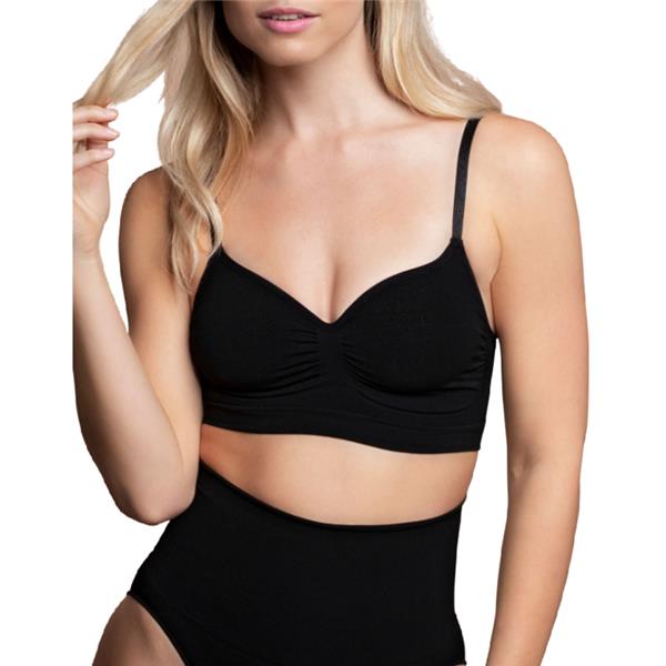 SREDNJA KONTROLA BRA BREZŠIVNA ČRNA SIZE S