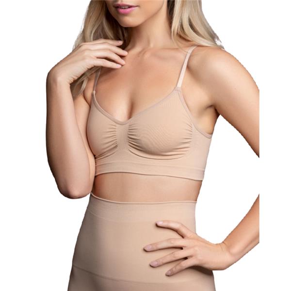 SREDNJA KONTROLA BRA BREZŠIVNA ČRNA SIZE S