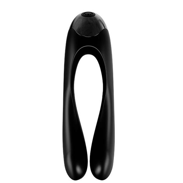 CANDY CANE FINGER VIBRATOR ORANGE