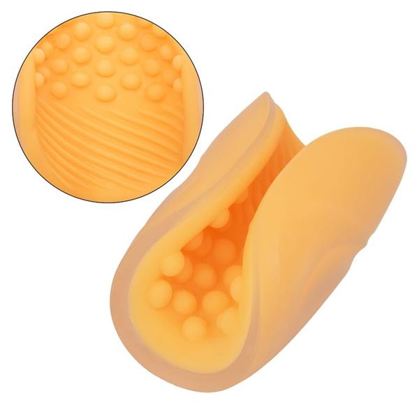 MASTURBATOR Z BEAD GRIP ORANŽNA