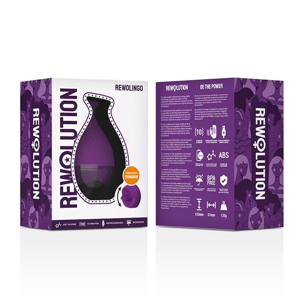 REWOLINGO VIBRATOR WITH TONGUE