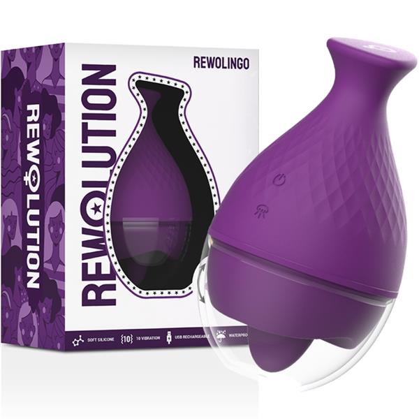 REWOLINGO VIBRATOR WITH TONGUE