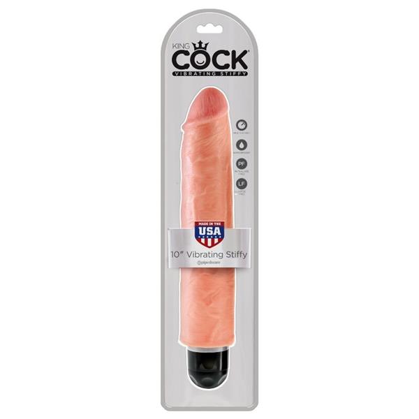 25.4 CM VIBRATING STIFFY FLESH