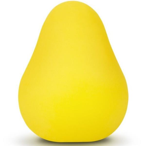 REUSABLE YELLOW TEXTURED MASTURBATOR EGG
