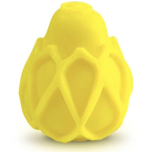 REUSABLE YELLOW TEXTURED MASTURBATOR EGG