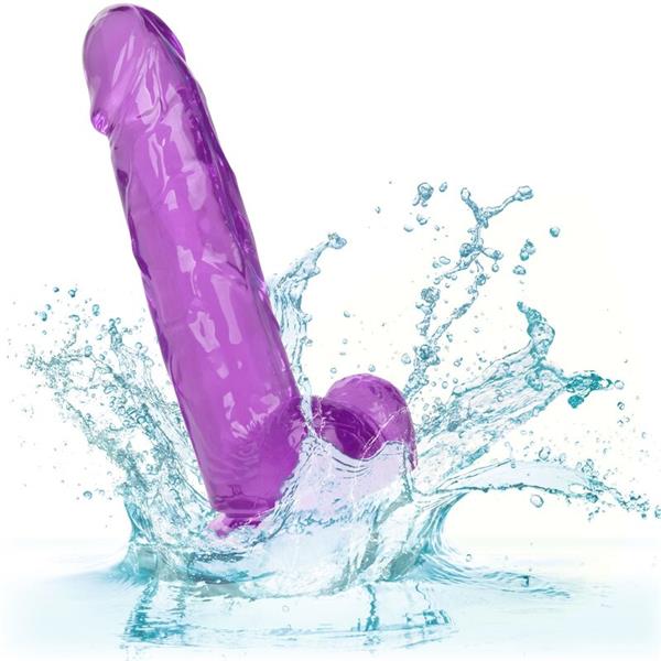SIZE QUEEN DILDO PURPLE 15.3 CM