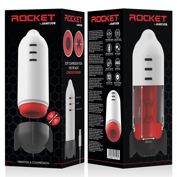 ROCKET MASTURBATOR SOFT COMPRESSION TECH AND VIBRATION