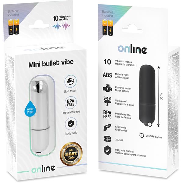 MINI BULLET VIBE SILVER