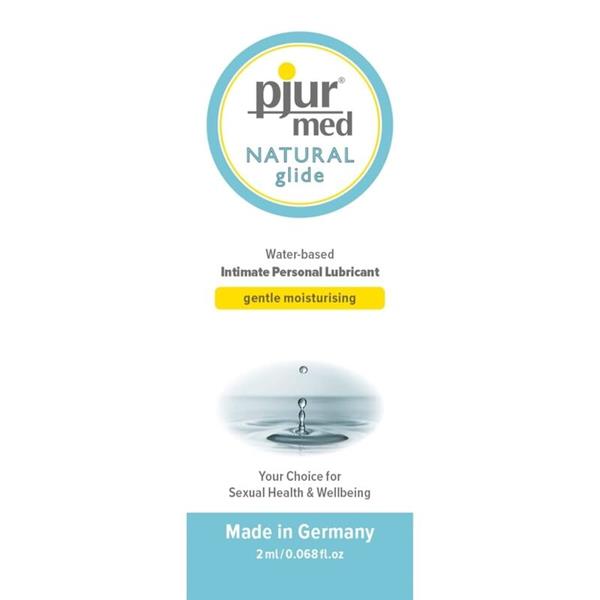 MED NATURAL WATER-BASED LUBRICANT 2 ML