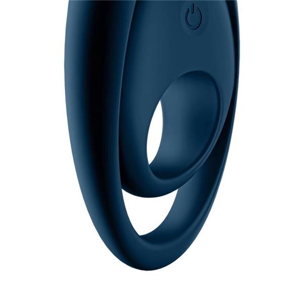 GLORIOUS DUO RING VIBRATOR BLUE
